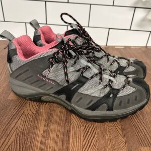 Merrell Siren Sport 2 Women’s Hiking Shoes Size 10 Vibram Trail Gray Pink